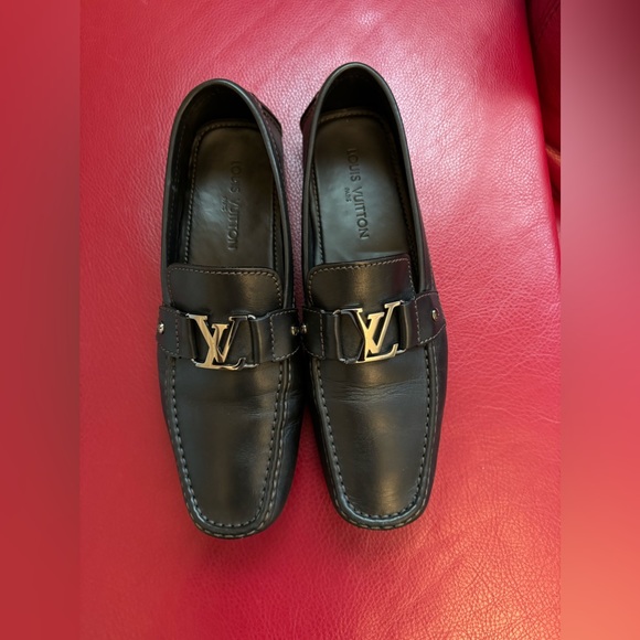 Black Louis Vuitton Classy Monte Carlo moccasin (11) Excellent condition.